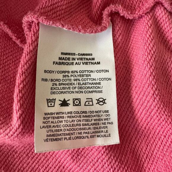 Nike Dri Fit Get Fit Swoosh Graphic Crewneck Pullover Sweatshirt Pink Women M - Picture 7 of 11